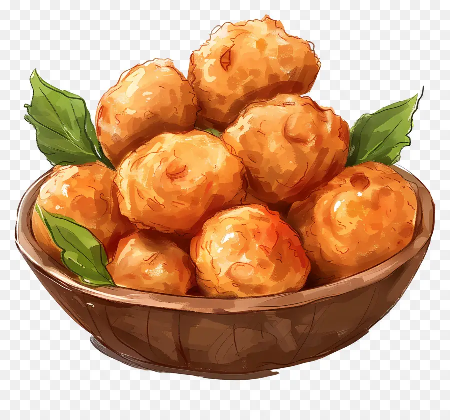 Batata Vada，Bolinhos Fritos PNG