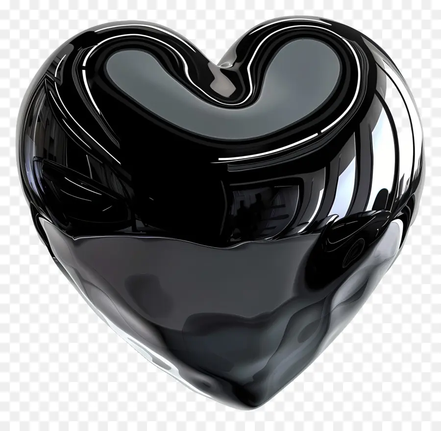 Coração Negro，O Cristal Preto PNG