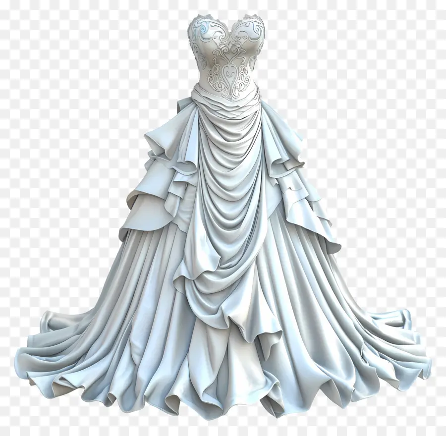 Vestido De Noiva，Vestido Branco PNG