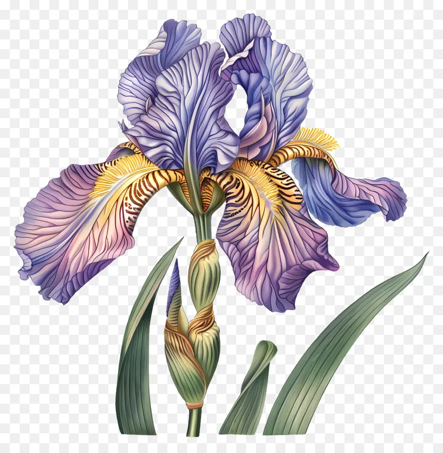 Flor De Iris，íris Azul Da Flor PNG