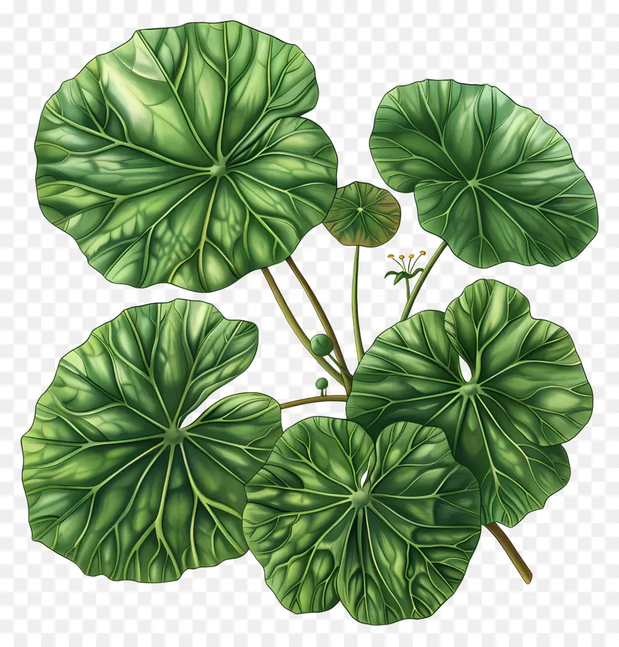 Centella Asiatica Leaf，Planta Verde PNG