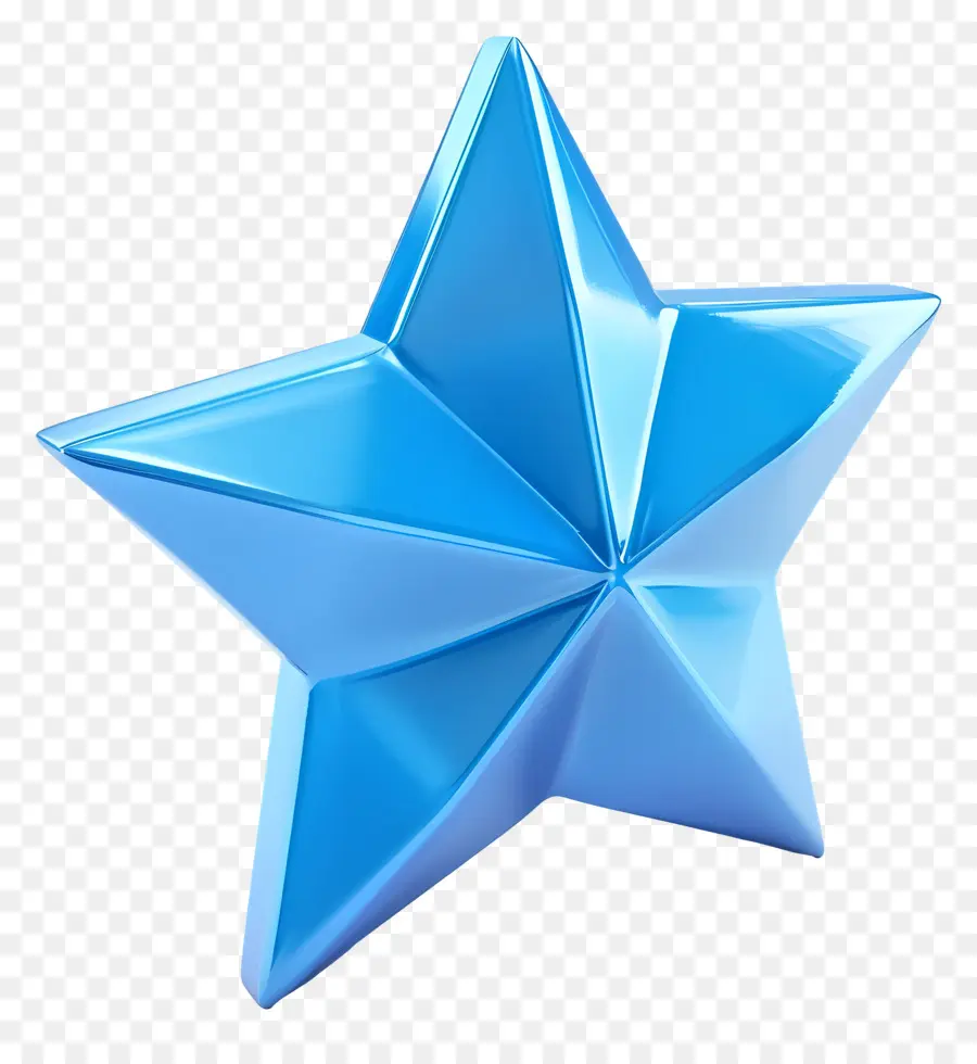 Estrela Azul，Objeto Abstrato PNG