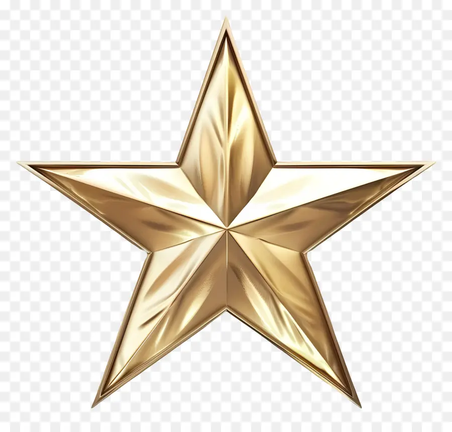 Estrela De Ouro，Black Background PNG