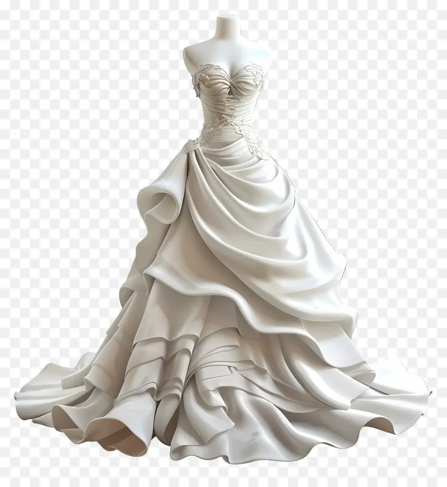 Vestido De Noiva，Vestido Branco PNG