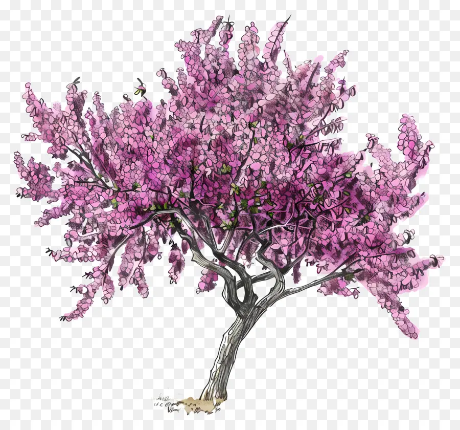 Judas árvore，Flor De Cerejeira PNG
