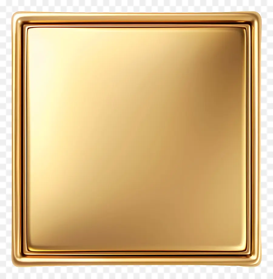Placa De Ouro，Painel De Metal Dourado PNG