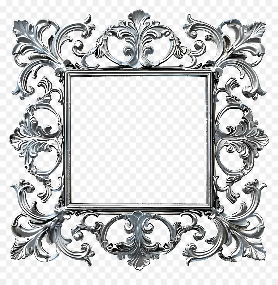 Frame Do Metal，Espelho Emoldurado Por Metal PNG