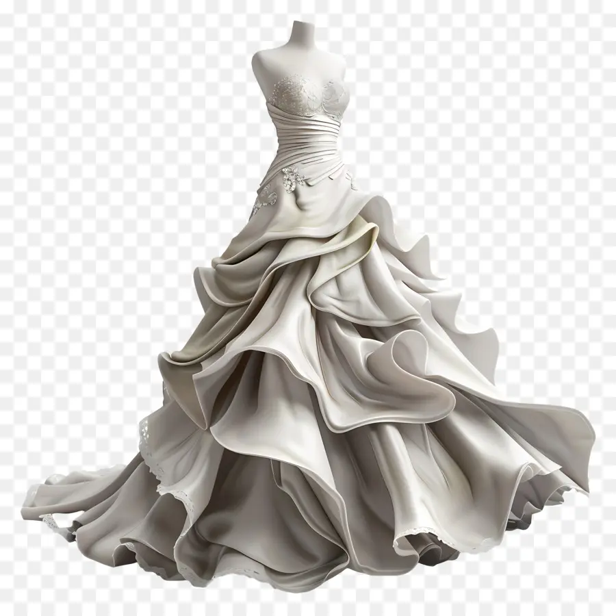 Vestido De Noiva，Vestido Branco PNG