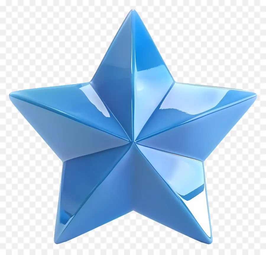 Estrela Azul，Reflexiva PNG