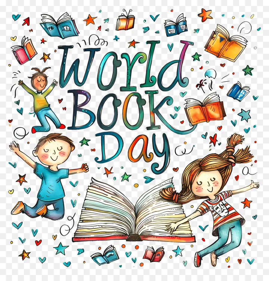 Dia Mundial Do Livro，Filhos PNG