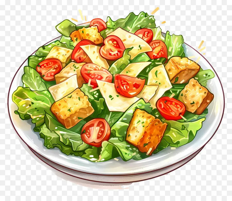Salada César，Salada PNG