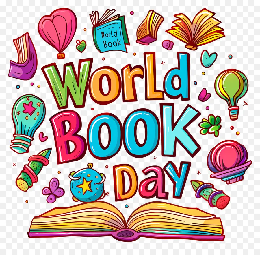 Dia Mundial Do Livro，Colorido PNG