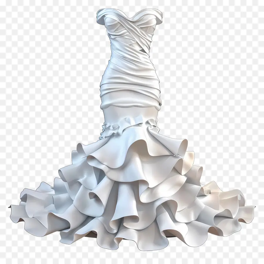 Vestido De Noiva Chanel，Vestido Branco PNG