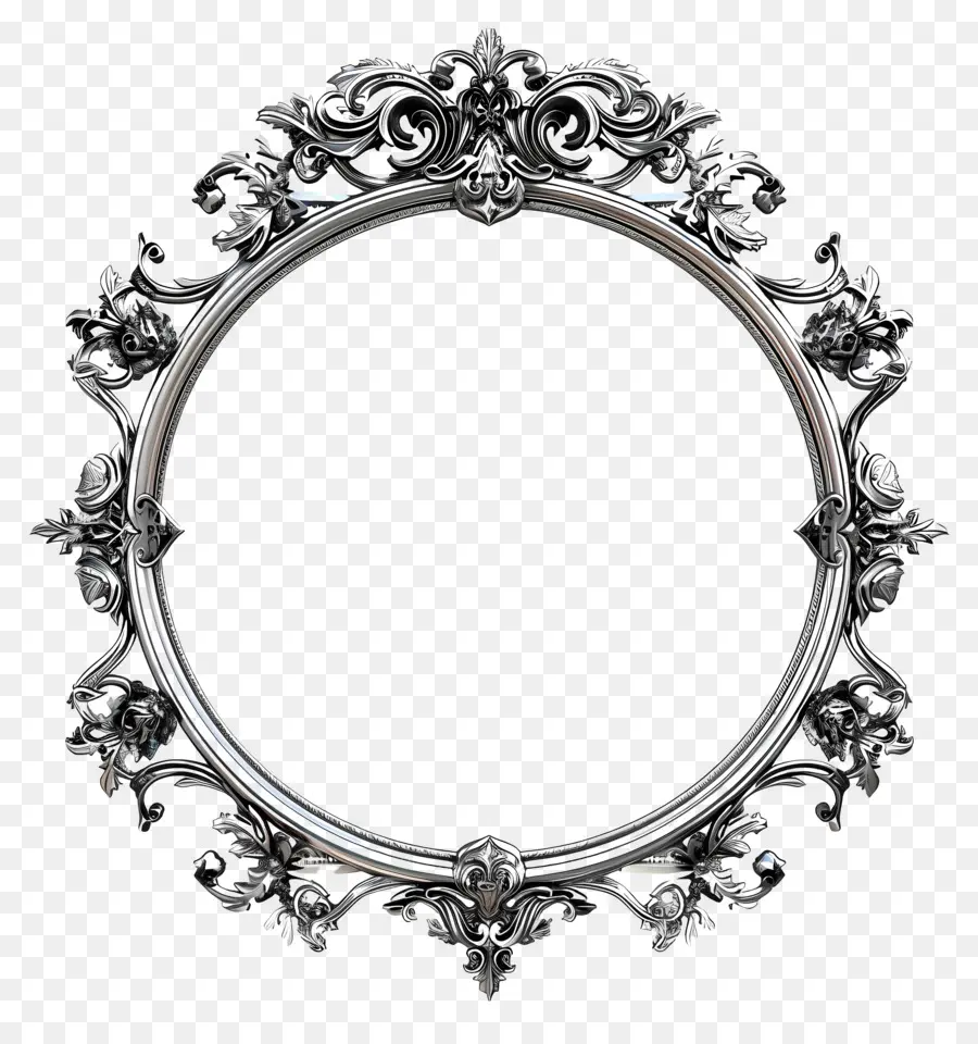 Estrutura De Metal，Quadro De Metal Ornamentado PNG