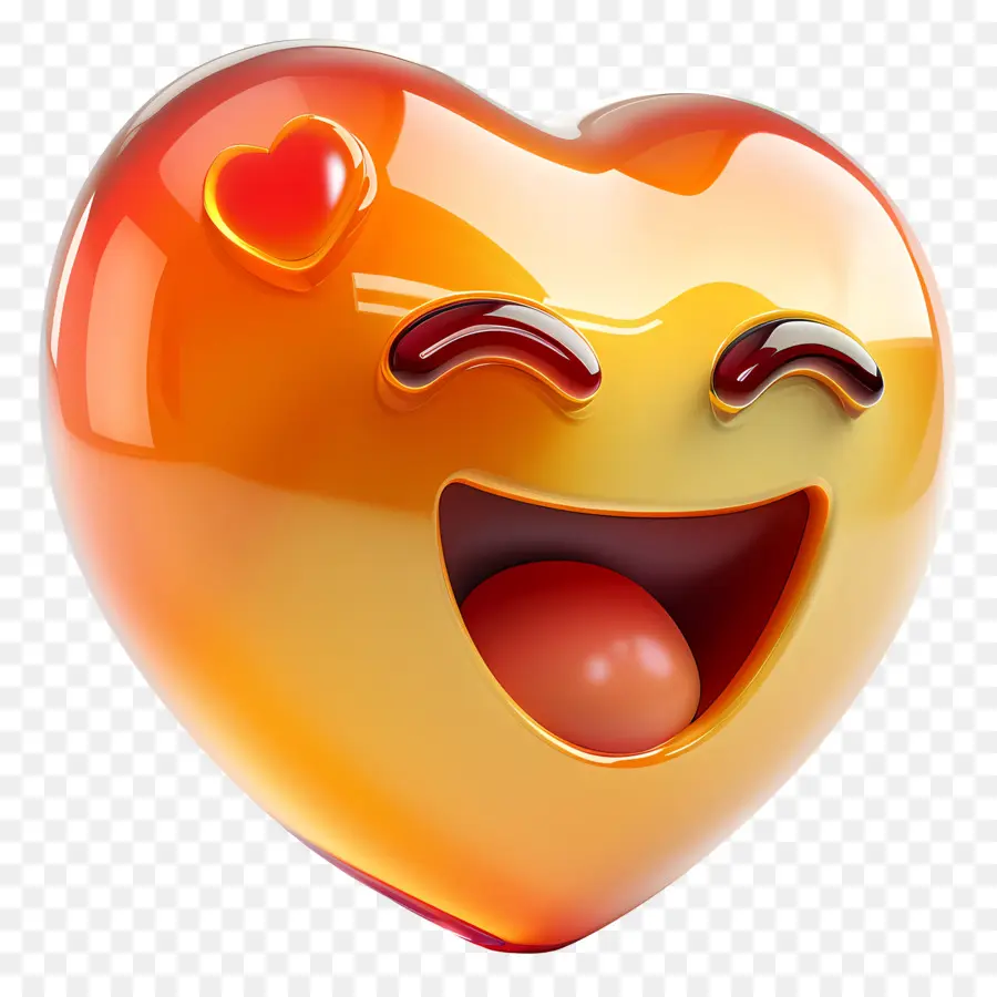 Emoji De Coração，Amor PNG