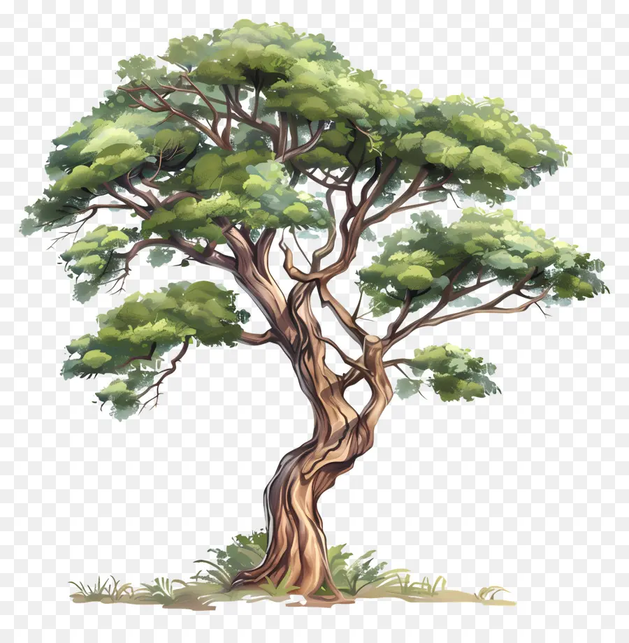 Acácia，árvore PNG