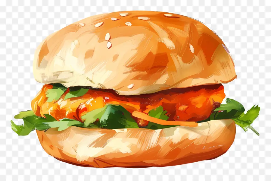 Vada Pav，Hamburger PNG