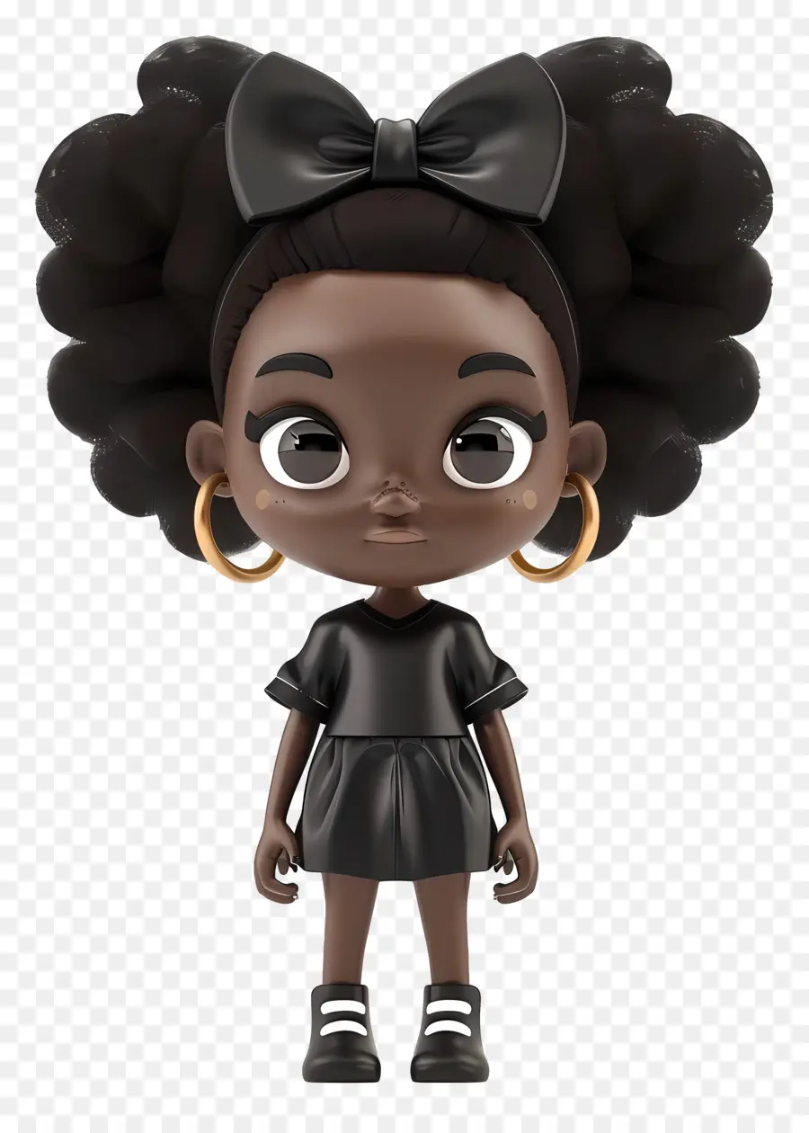 Little Black Girl，Moda PNG