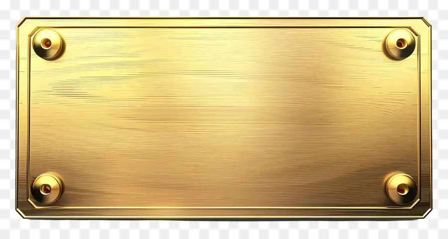 Placa De Ouro，Placa De Metal PNG