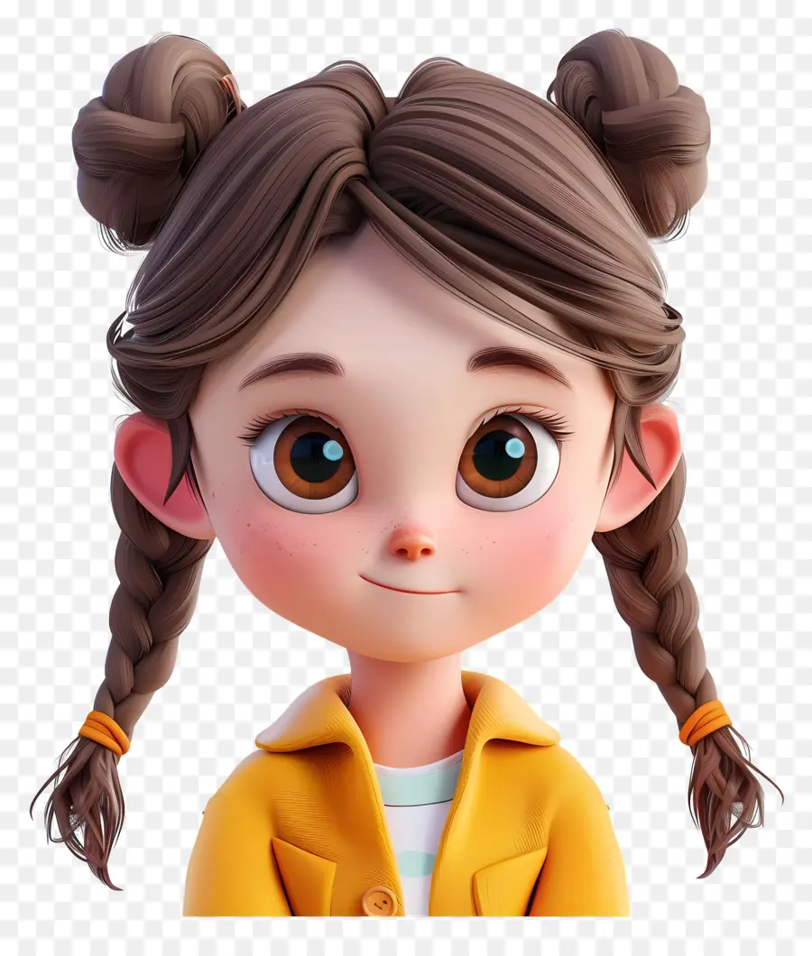 Little Girl，Menina Dos Desenhos Animados PNG