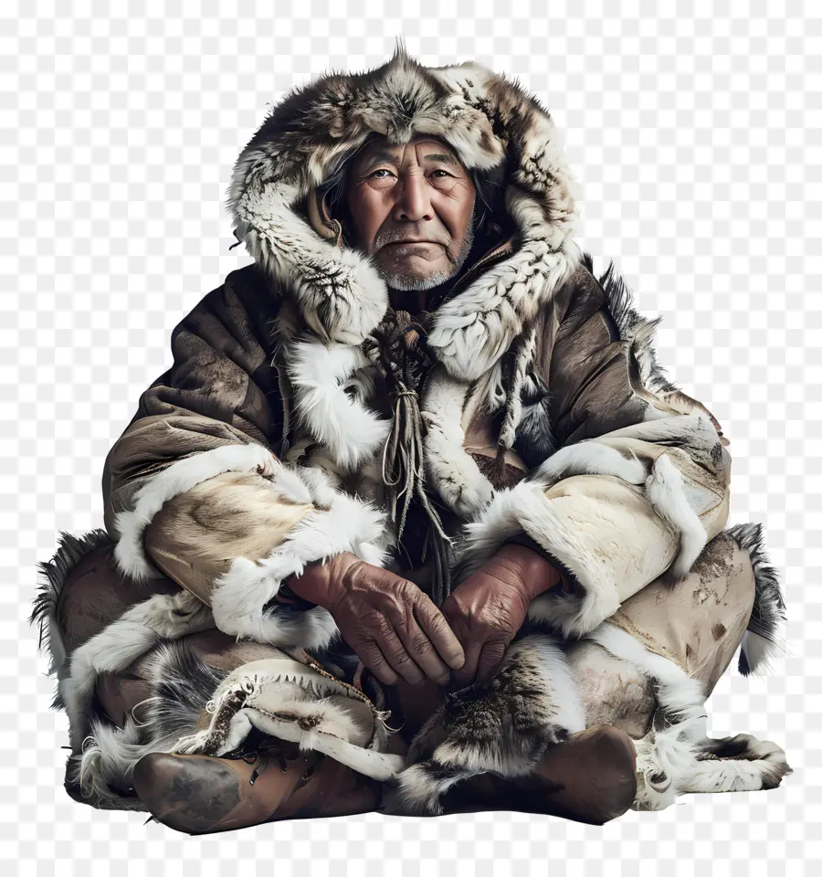 Homem Inuit，Idosos PNG