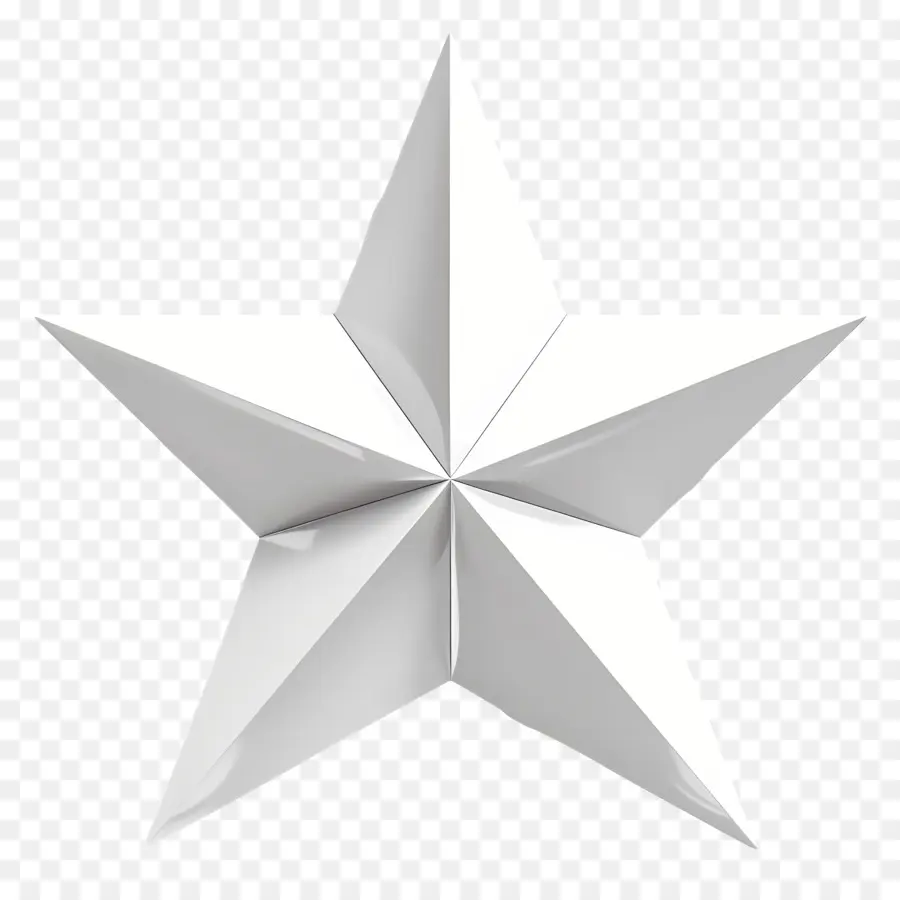 Estrela Branca，Black Background PNG