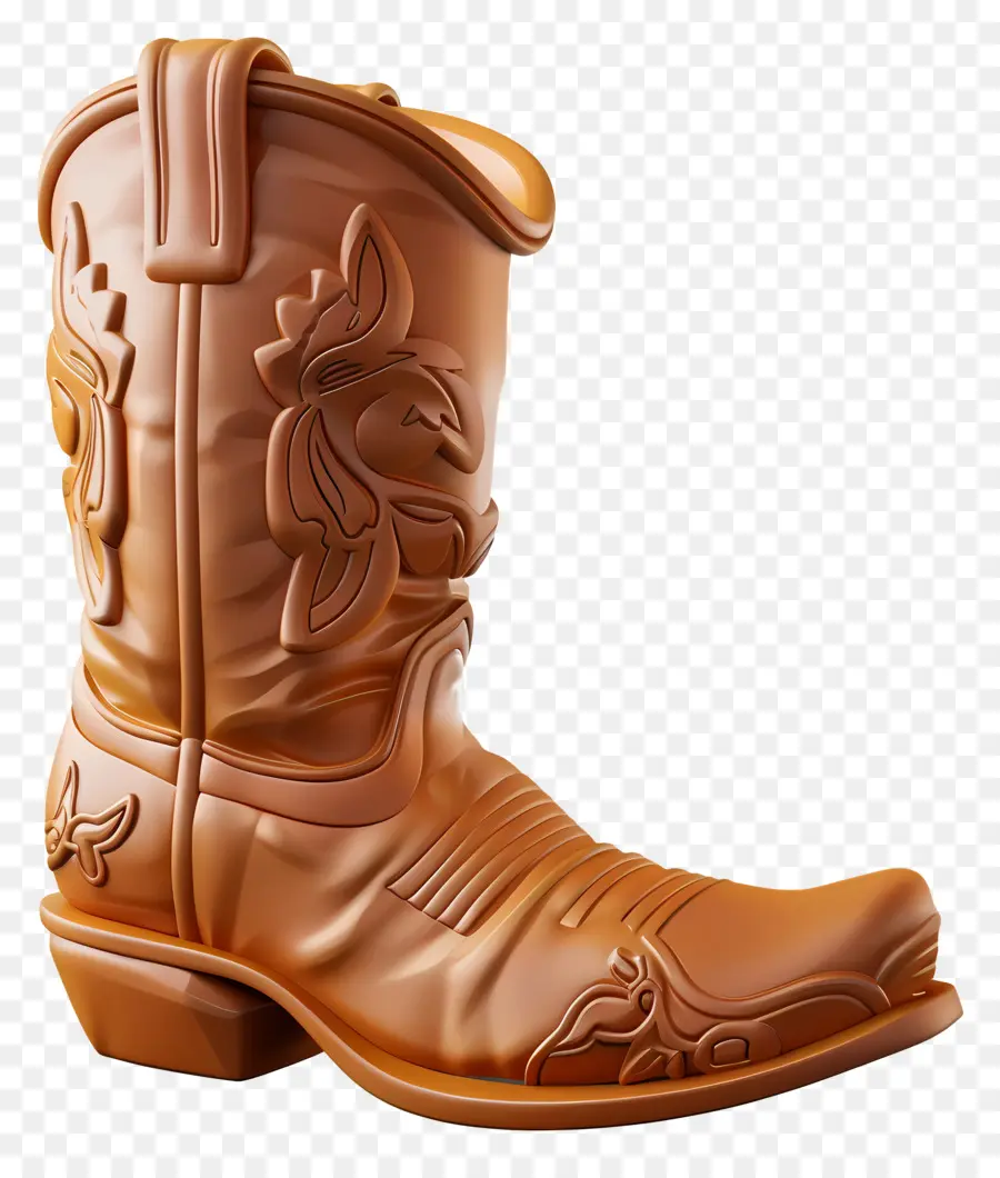 Cowboy Boot，Couro PNG