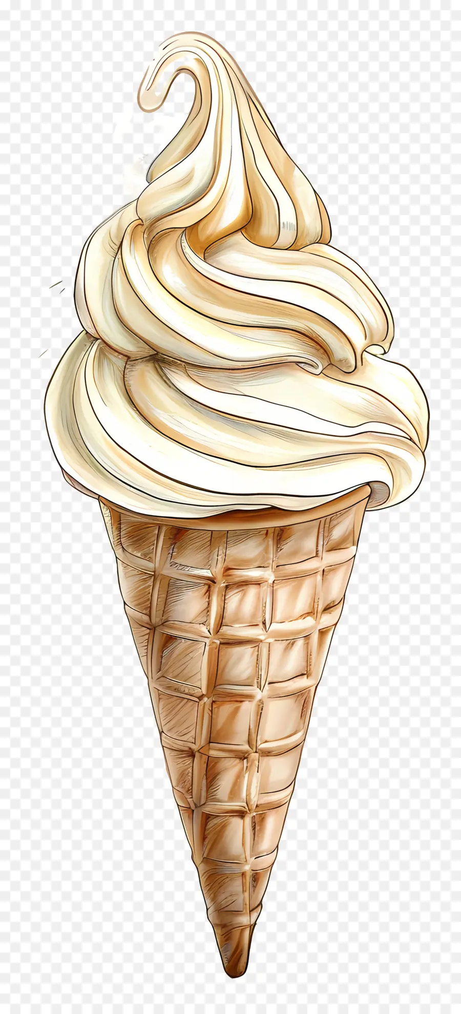 Gelado De Baunilha，Sorvete PNG