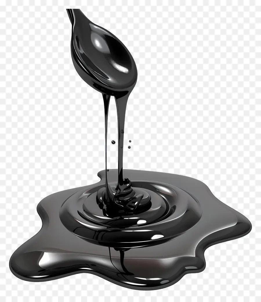 óleo Negro，Líquido Preto PNG