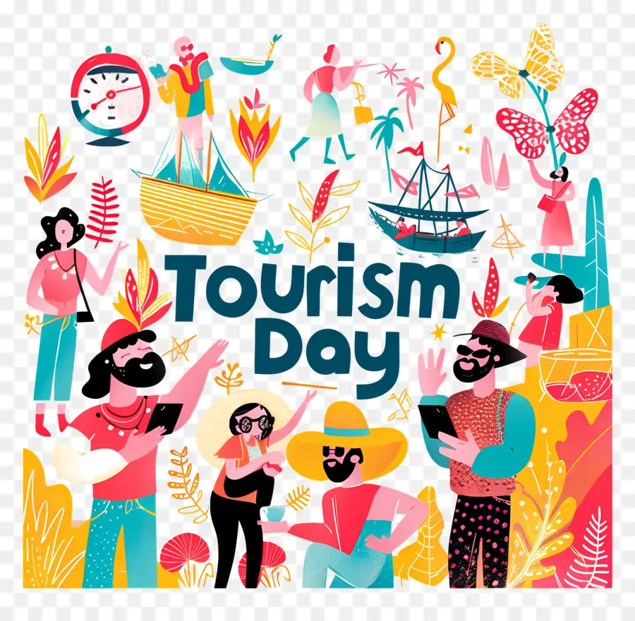 Dia Do Turismo，Ilustra O Do Dia Do Turismo PNG