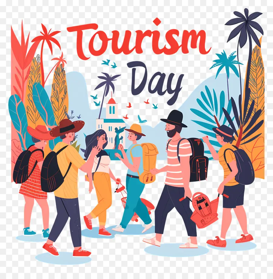 Dia Do Turismo，Ilustra O Do Dia Do Turismo PNG