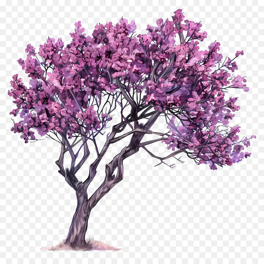 Judas árvore，árvore Púrpura PNG