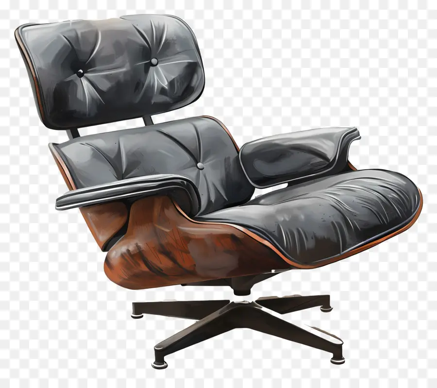 Eames Lounge Chair，Herman Miller PNG