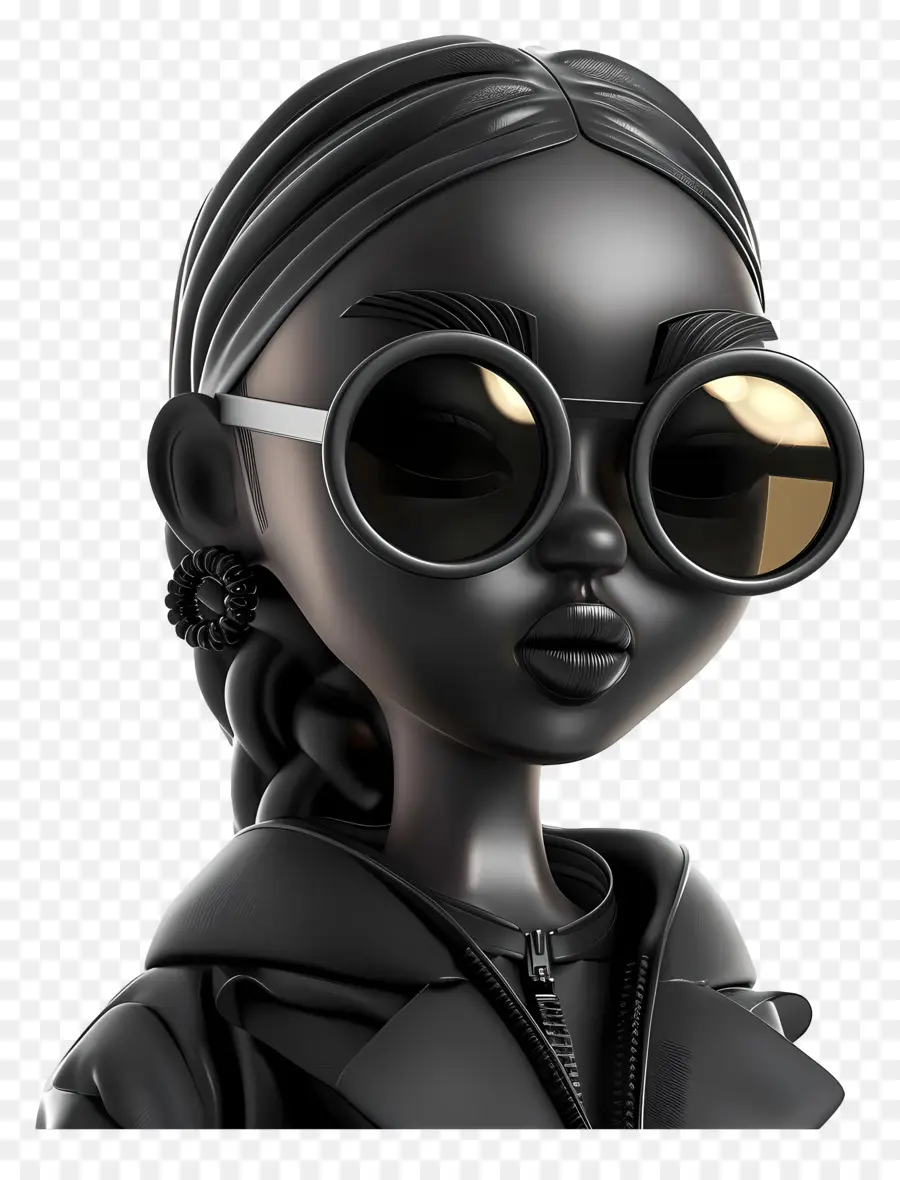 Garota Da Moda Negra，Mistério PNG