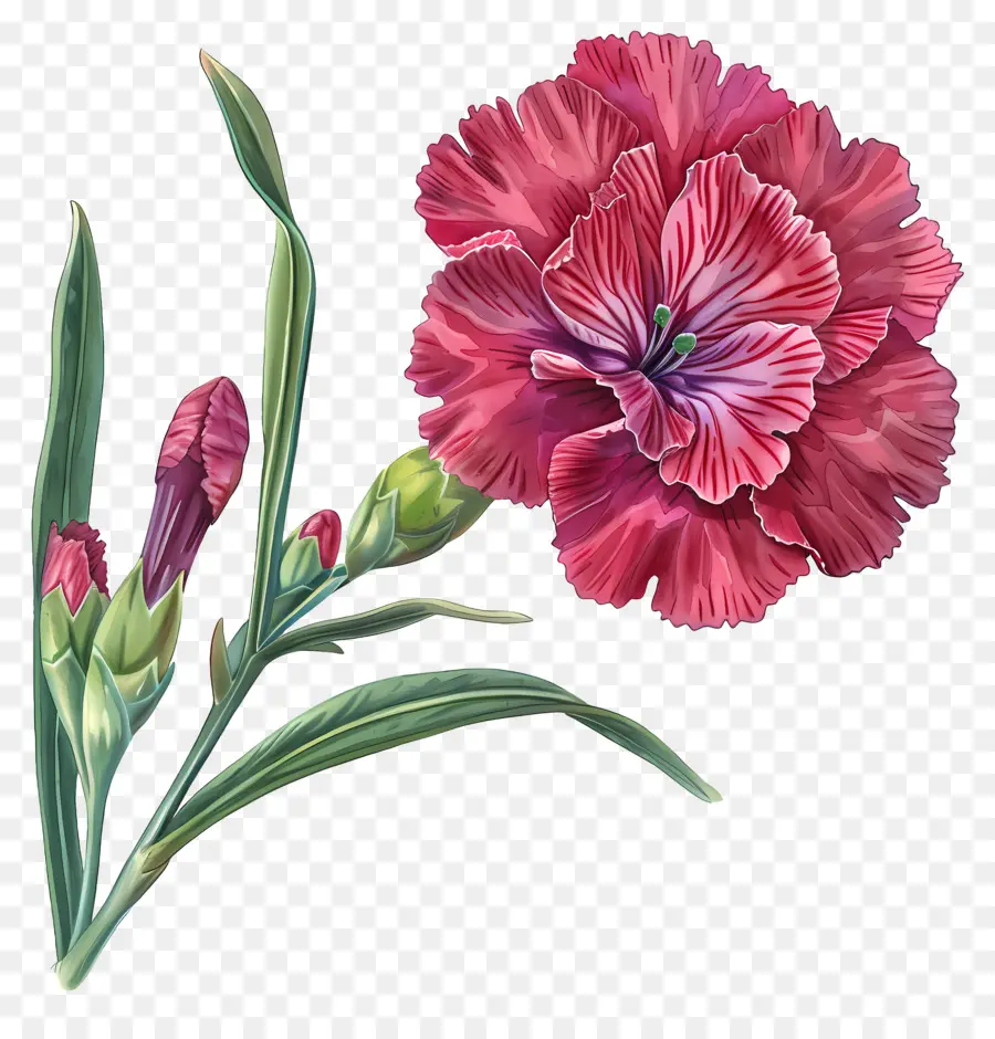 Flor De Dianthus，Flor Cravo PNG