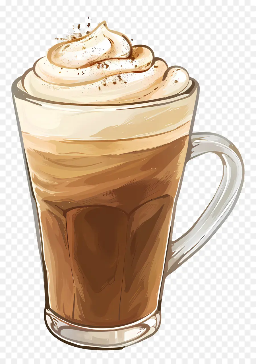 Cappuccino Coffee，Chocolate Quente PNG