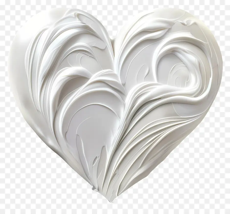 Branco Coração，Heartshaped PNG
