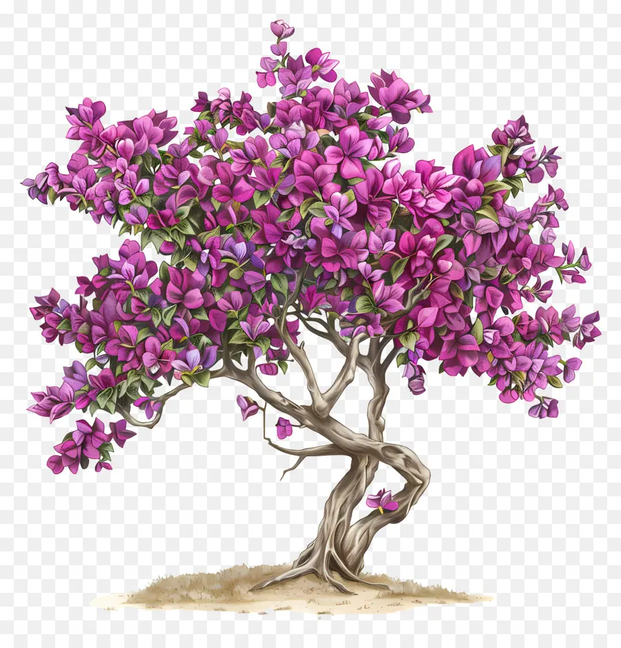 Judas árvore，árvore Rosa PNG