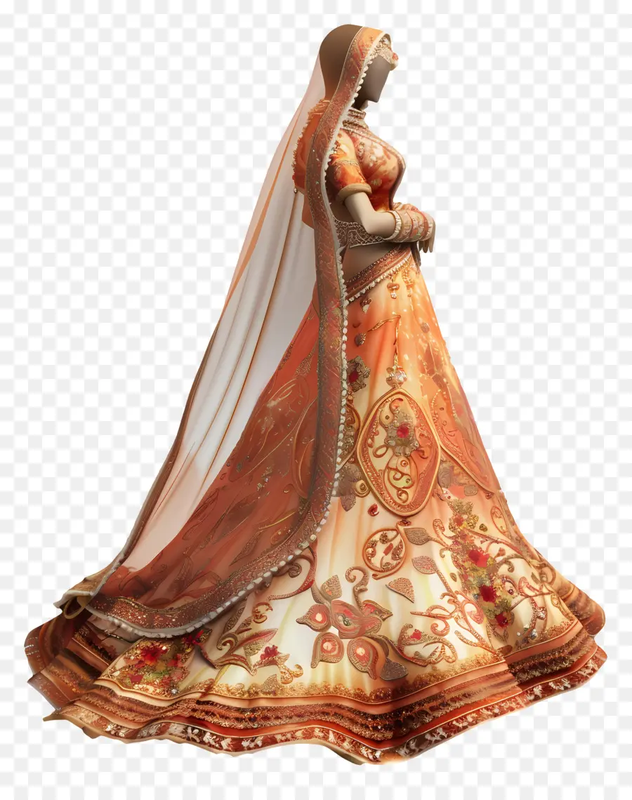 Vestido De Noiva Indiano，Casamento Indiano PNG