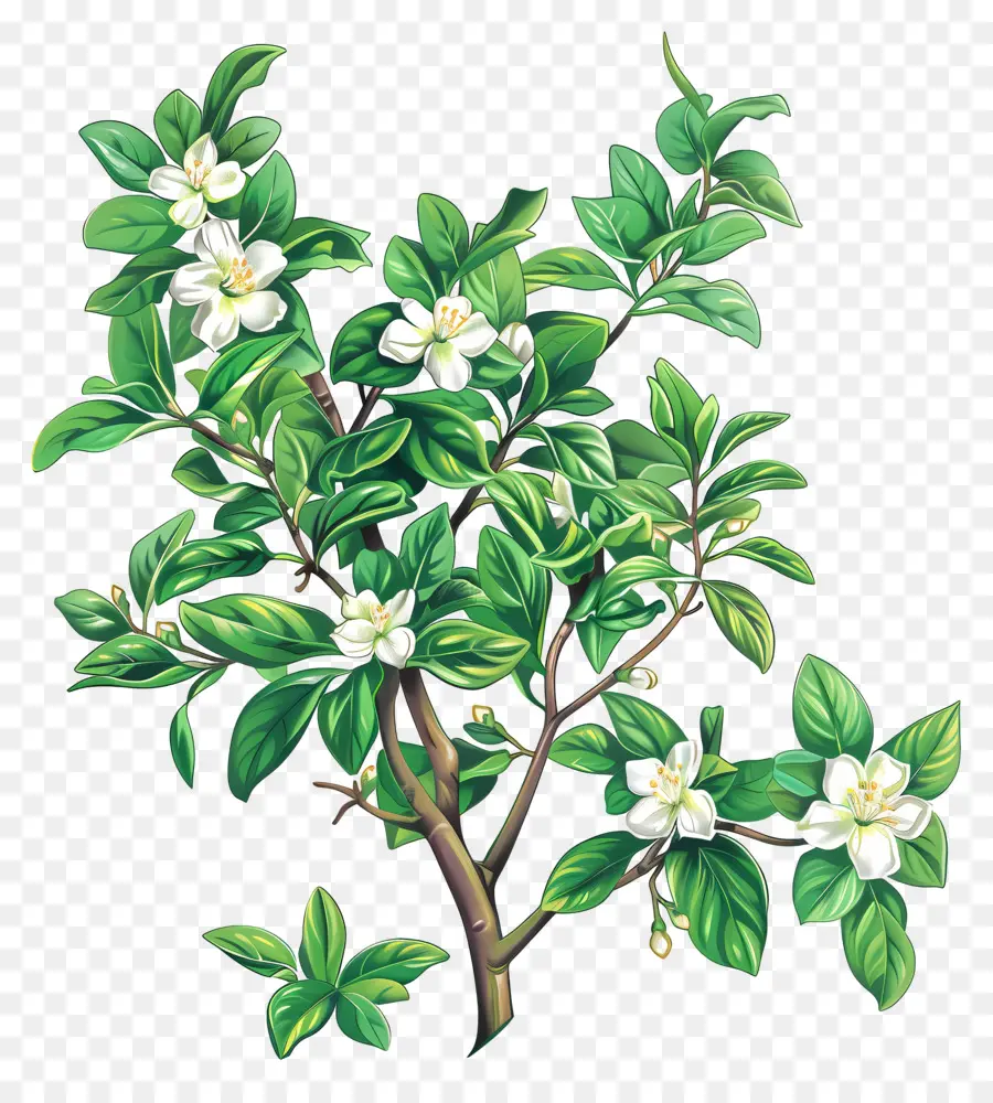 Arbusto，árvore De Jasmim PNG