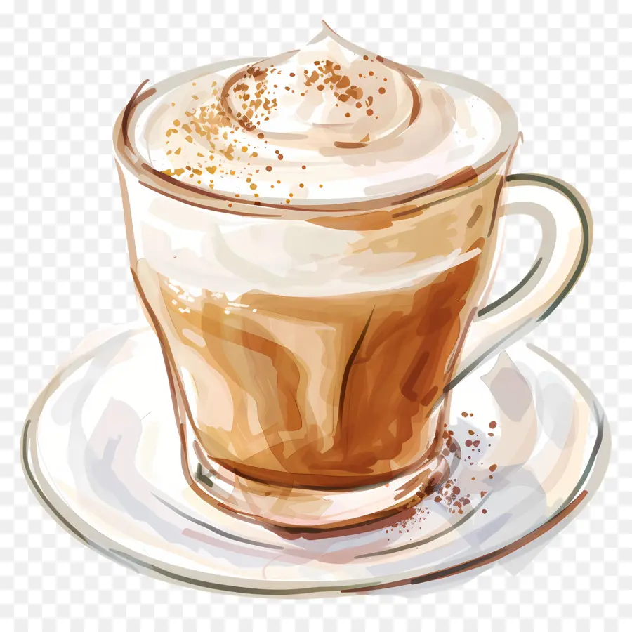 Cappuccino Coffee，Café PNG