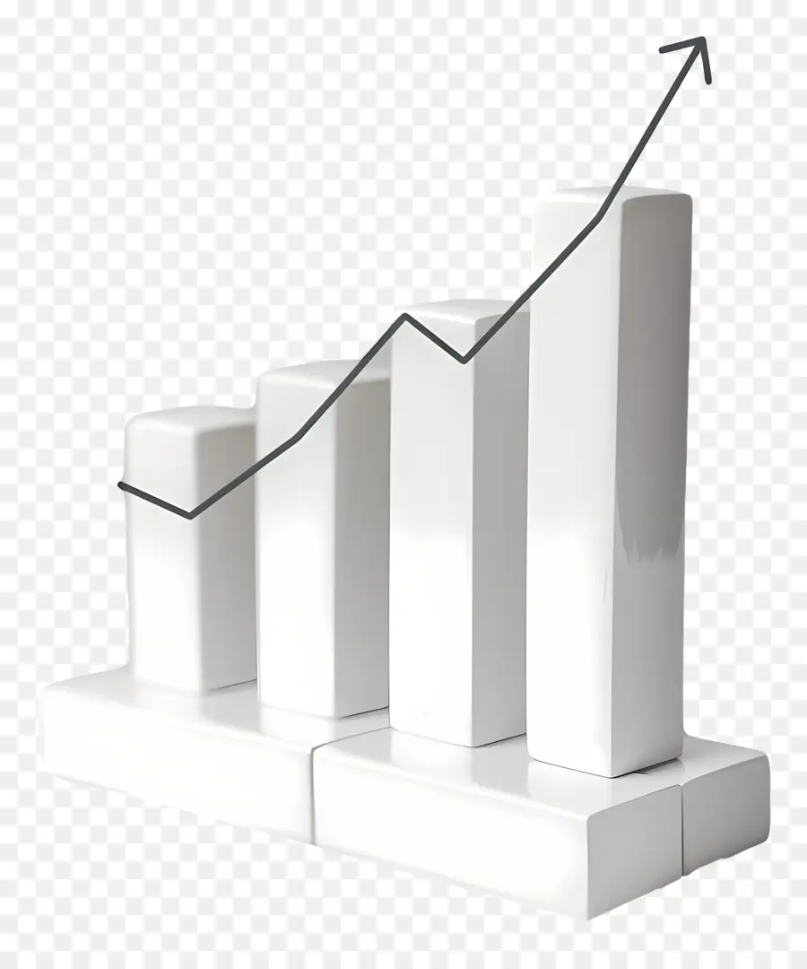 Crescimento Financeiro，Line Graph PNG