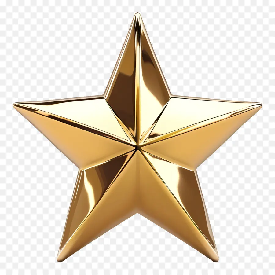 Estrela De Ouro，Black Background PNG