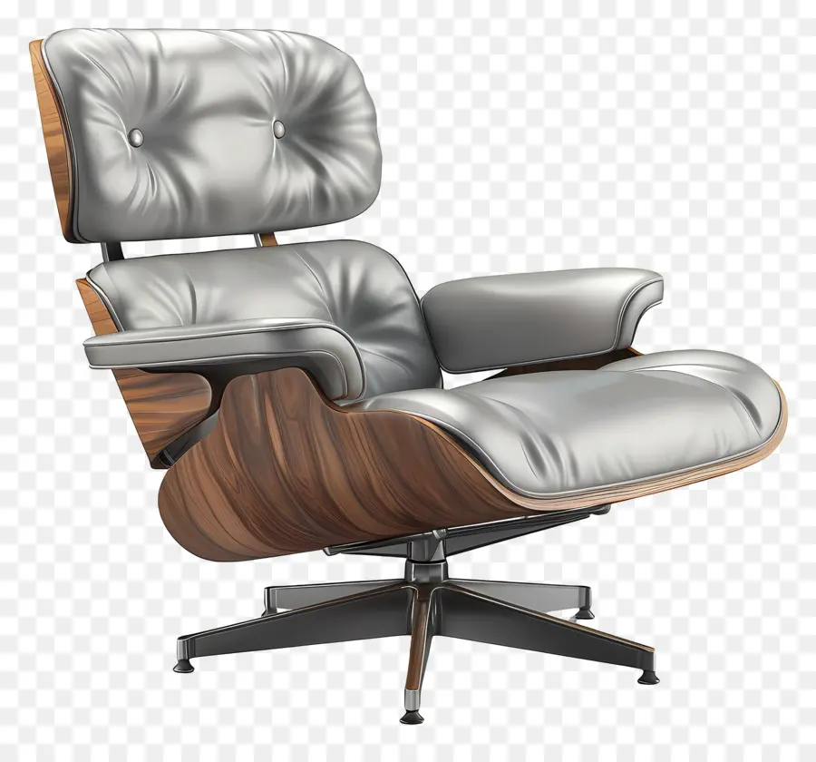 Eames Lounge Chair，A Moderna Cadeira PNG