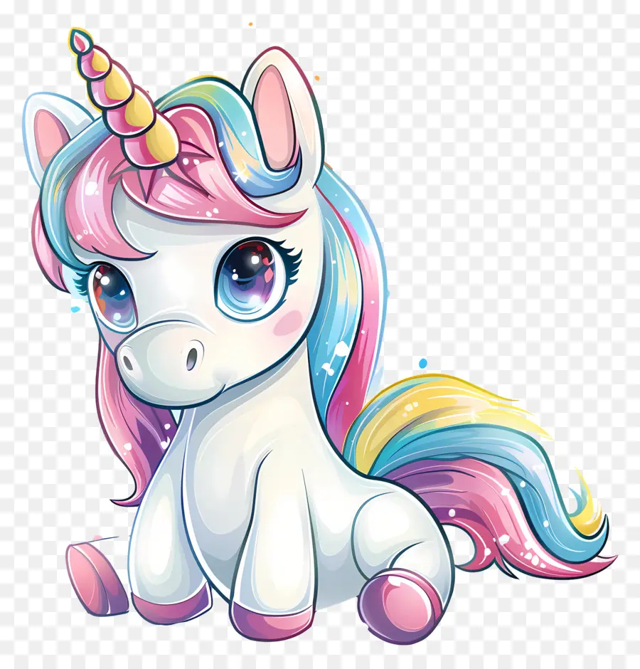 Unicórnio Do Bebê Kawaii，Unicórnio PNG