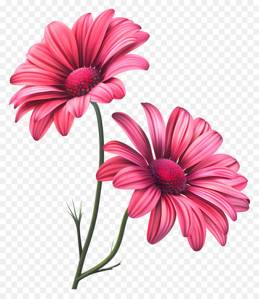 Transvaal Daisy，Flores Cor De Rosa PNG