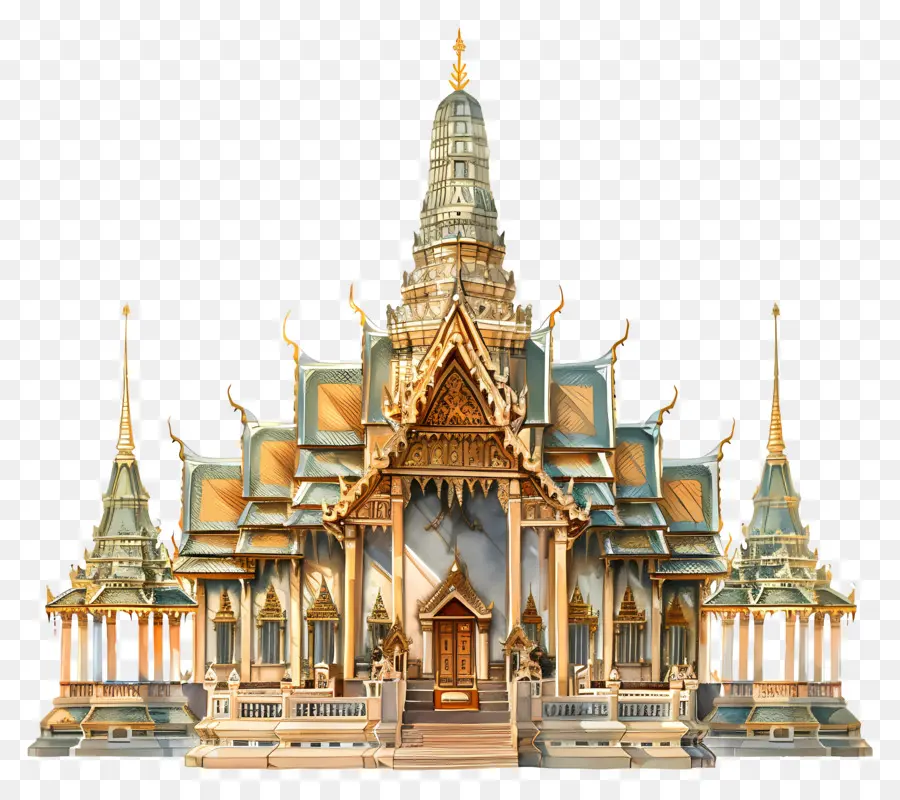 Grand Palace，Templo Tradicional PNG