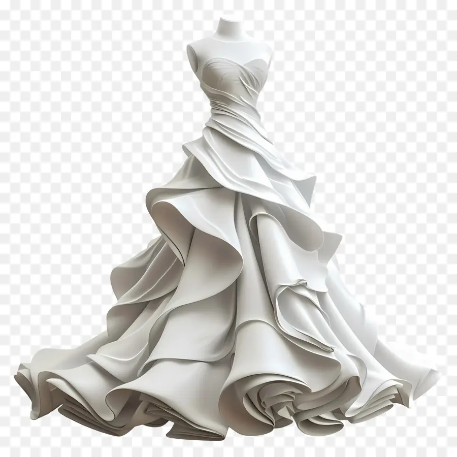 Vestido De Noiva，Vestido De Papel PNG