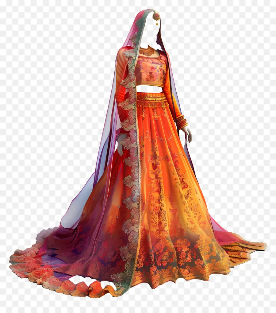 Vestido De Noiva Indiano，Vestido De Noiva PNG