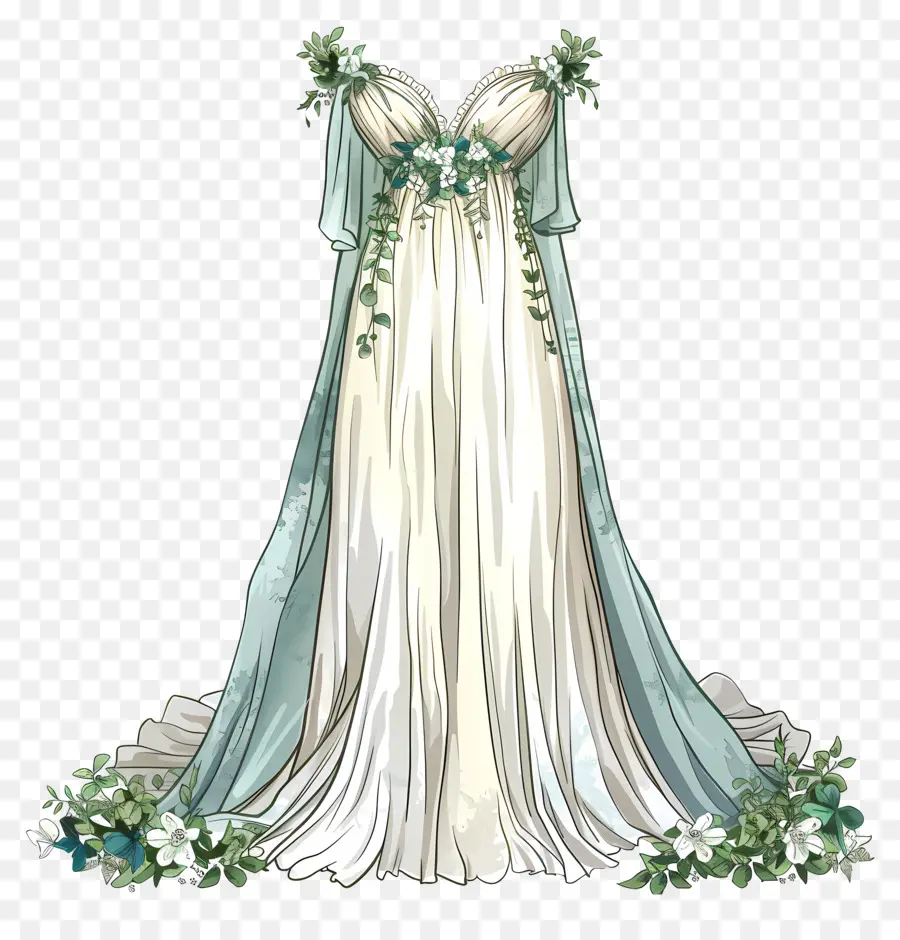 Vestido De Noiva Boêmio，Vestido De Noiva PNG